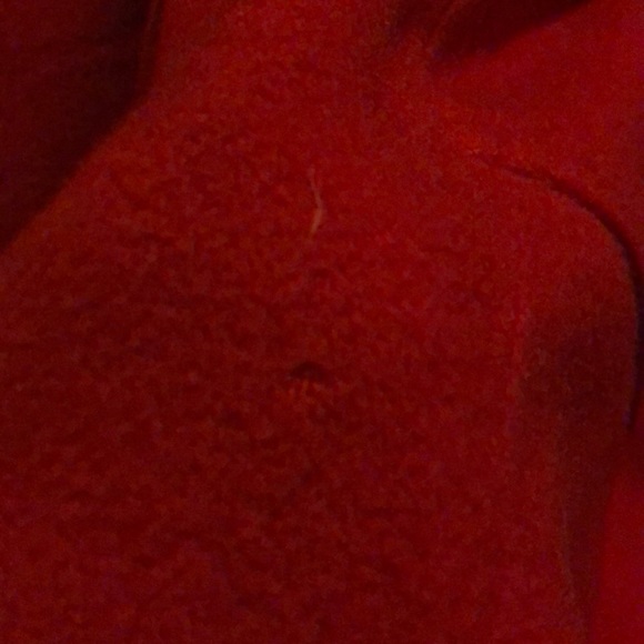 Vintage Penguin Red & Leopard winter coat XL 14/16 - Picture 8 of 8